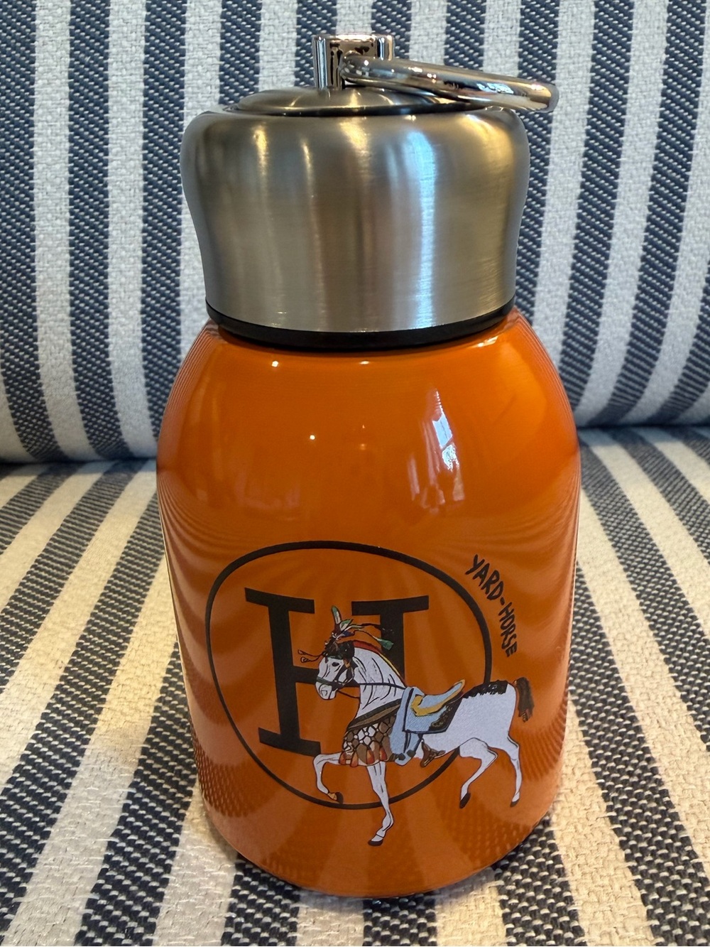 HERMES ‘Yard-Horse’ Miniature Thermos NEW